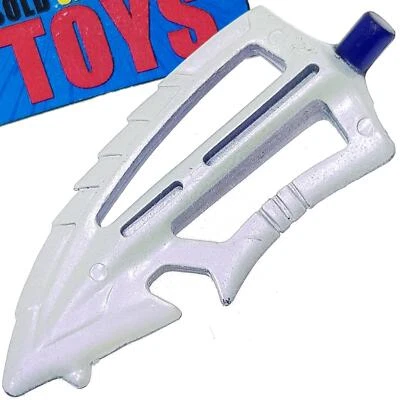 Vtg Transformers Car Robots Gelshark RIGHT FIN Mega Class blue white part D-005 - Image 1 of 4