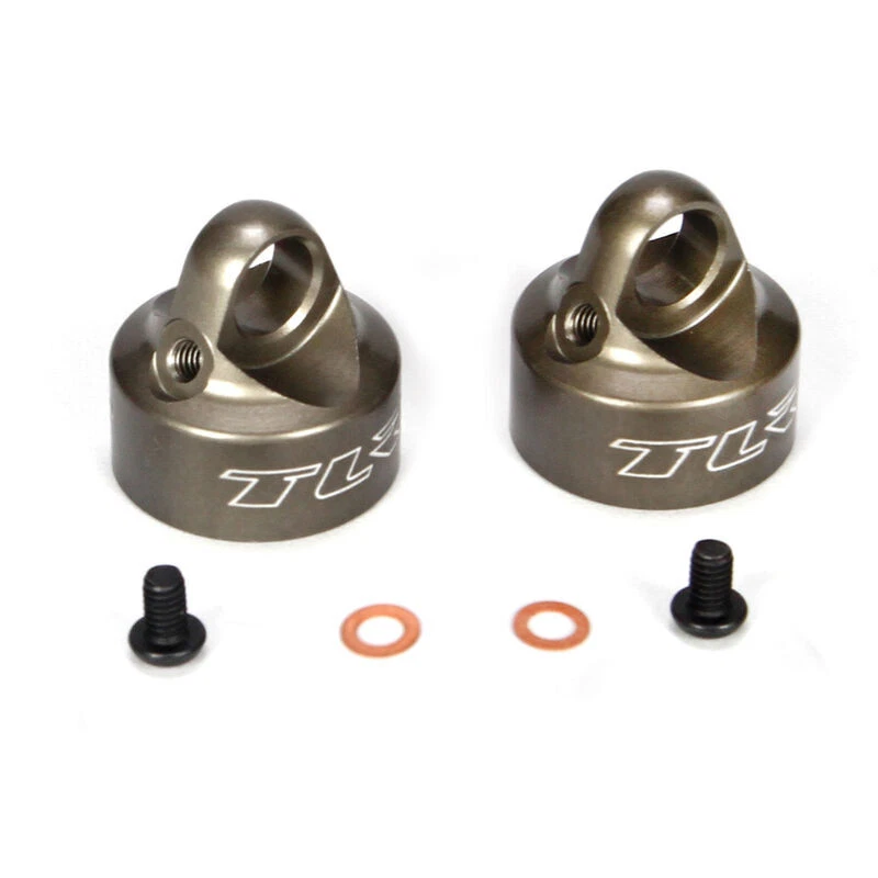 Team Losi Racing Bleeder Shock Caps Alum (2): 22/22T/22-4 TLR5065 - Image 1 of 1