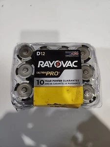 Rayovac® Ultra Pro Alkaline Batteries Size D 1.5 Volt RAYALD12PPJ 12 of Pack NEW - Picture 1 of 4