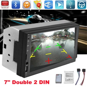 US STOCK 7" 2DIN Car MP5 Player Bluetooth Universal Stereo Radio SD/FM/USB/AUX - Bild 1 von 12