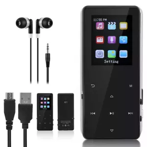 Reproductor de música Bluetooth 16 GB MP4/MP3 sin pérdidas Radio FM Grabadora Deporte Portátil - Imagen 1 de 11