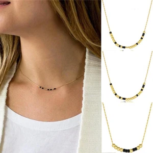 Personalized Moss password necklace Couple versatile simple collarbone chain - Picture 1 of 30