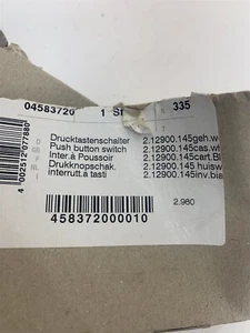 Miele Washer Push button switch 2.12900.145cas.white  - Picture 1 of 6