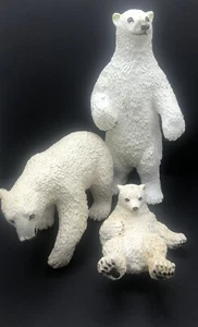 Vintage im Ruhestand großer Eisbär Familie Safari Ltd Wildlife 1990 realistisch 6,5 Zoll - Bild 1 von 23