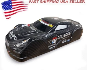 1/18 NO Cut On Road Sport Car GT PVC Body Shell 1:18 USA seller BLACK - Picture 1 of 8