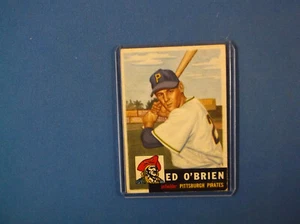 1953 Topps Baseball #249 Ed O' Brien G-VG Upper right corner crease - Picture 1 of 2
