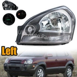 Left Daytime Running Light Headlight Headlamp Black For Hyundai Tucson 2005-2010 - Picture 1 of 12