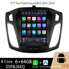 Produktbild - 9.7''Autoradio Android 13 GPS Für Ford Focus MK3 2012-2018 CarPlay DAB+ 6G+64GB
