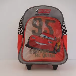 Mochila Con Ruedas DISNEY LIGHTNING MC QUEEN RSN RACING SPORTS NETWORK - Imagen 1 de 12