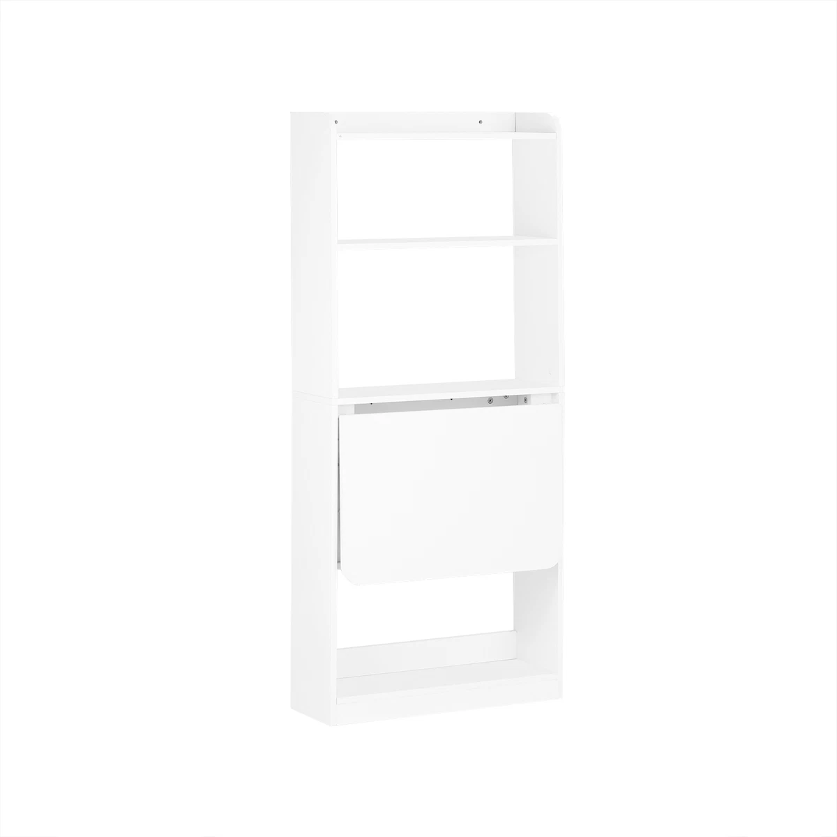 Bambus-Klappschreibtisch Mit Regalen – Platzsparend, Modern & Stabil Für Homeoffice & Wohnzimmer