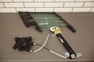 2023 Fisker Ocean One Left Quarter Window Glass/Regulator/Seal/Trim (Tested) - Picture 1 of 19