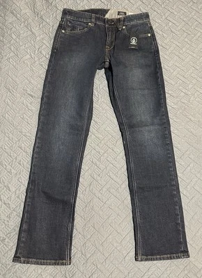 volcom vorta slim straight men’s  jeans 28 x 30 NVB Blue Retail $75  - Image 1 of 4