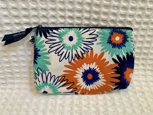 Thirty One Small Zipper Pouch in Paradise Pop Small Travel Makeup Organizer Bag - Picture 1 of 10
