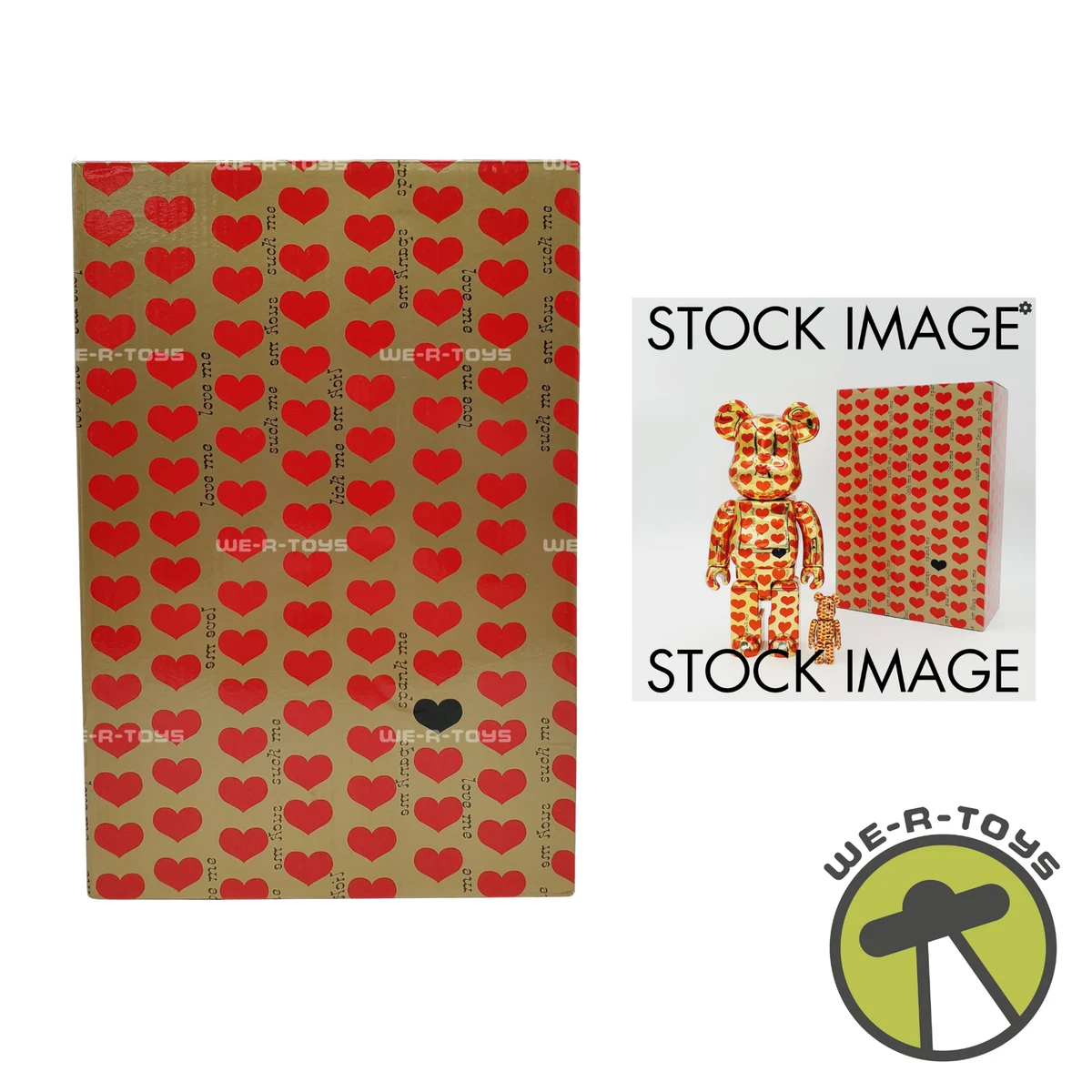 hideBE@RBRICK Gold Heart 100％ & 400% BE@RBRICK Gold Heart 100