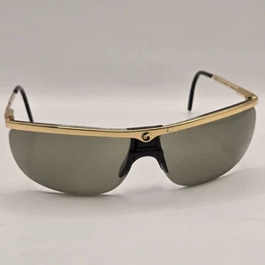 Occhiali da sole Gargoyles vintage anni 80 leggende montatura oro Schwarzenegger Terminator - Foto 1 di 13