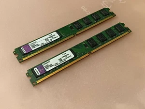 Kingston 4 GB (2x 2 GB) KVR800D2N6/2G PC2-6400 800 MHz DDR2 SDRAM DIMM CL6 1.8V - Bild 1 von 4
