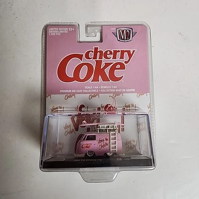 M2 Machines Volkswagen Cherry Coke 1960 VW Delivery Van 1:64 White Ladders HTF - Image 1 of 4