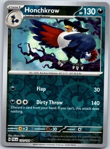 Honchkrow 132/193 - Paldea Evolved Reverse Holo - Picture 1 of 2