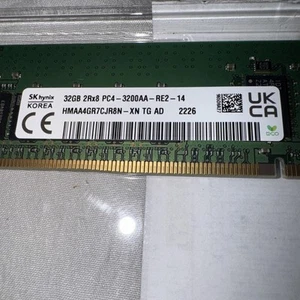 Dell Poweredge Server Memory 32gb SK Hynix Korea 3200AA Hmaa4gr7cjr8n - Picture 1 of 2