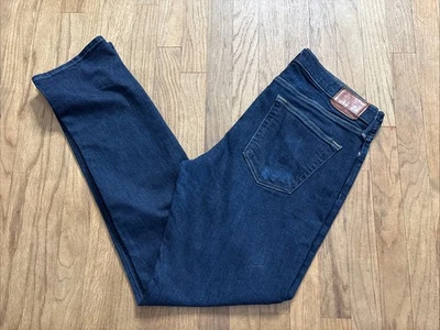 Pantalones de mezclilla Abercrombie Fitch para hombre talla 34X34 Langdon ajustados elásticos azul oscuro  Foto 1 de 4