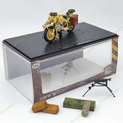 1:24 BMW R75 Panzerfaust 30 Motorcycle World War II 1939-1945 Diecast Model - Image 1 of 4