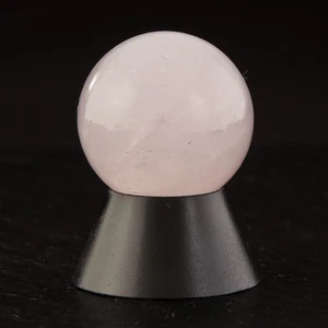 Natural Rose Quartz Crystal Sphere 30mm 37g Ball Love Stone Pocket A0561 - Photo 1/5