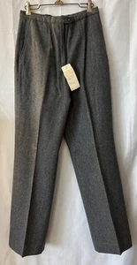Pantalone Pendleton vintage donna taglia 12 grigio 100% lana vergine foderato USA NUOVO CON ETICHETTE NUOVO - Foto 1 di 12