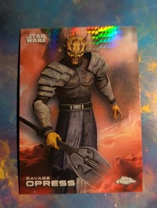 🛸✨2025 Topps Chrome Star Wars #162 Savage Opress Prism✨🛸 - Foto 1 di 6