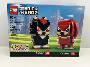 Lego Brickheadz Sonic the Hedgehog: Knuckles & Shadow 40672 Nuevo En Caja - Imagen 1 de 9
