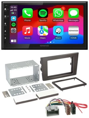 Kenwood MP3 USB DAB 2DIN Bluetooth Autoradio für Volvo XC 90 02-14 14 Pin - Bild 1 von 4