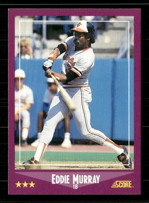 1988 Score #18 Eddie Murray - Image 1 of 2