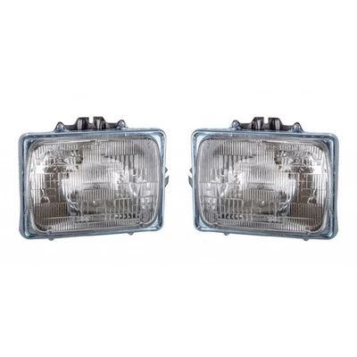 Par de faros para Ford E-450 Econoline Super Duty 2000 2001 2002 Foto 1 de 4