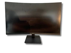 LG 32MR50CS-B 32" Curved FHD Monitor – Damaged Screen – with Stand & Power Cord - Picture 1 of 15
