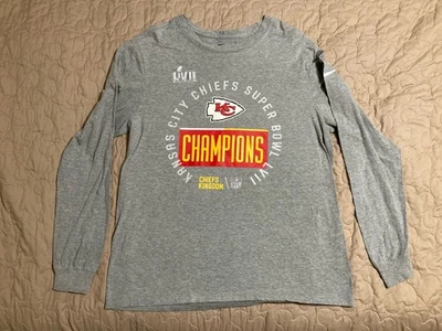 Kansas City Chiefs Men’s Nike Long Sleeve Shirt Size Large SBLVII - Image 1 of 4