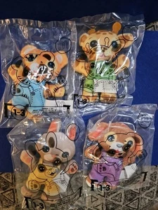 McDonald’s Happy Meal Under 3 - Set Of 4 Plush Toys-Tiger,Rabbit,Giraffe,Dog-New - Picture 1 of 5