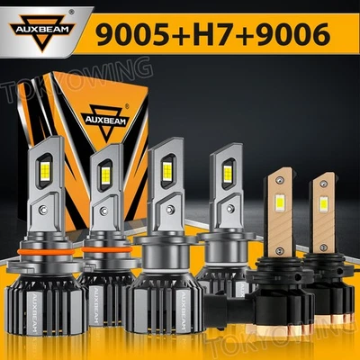 Combo de faros antiniebla blancos para Subaru Outback 2005-2009 AUXBEAM LED Foto 1 de 4