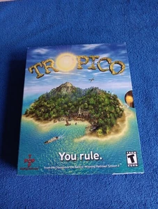 2k Computer Game Tropico (Big Box) Caribbean Dictator Game Sealed - Picture 1 of 7