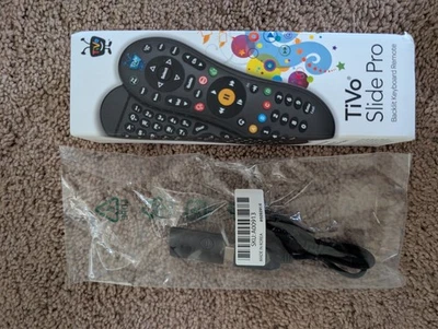 New Sealed Genuine TiVo Slide Pro Backlit Keyboard Remote Control Model C00260 - Image 1 of 4