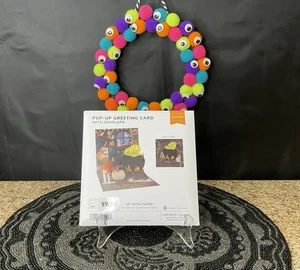 Halloween Pop-up Greeting Card w/Envelope Witch’s Cauldron - Picture 1 of 2