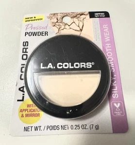 L.A. Colors Pressed Powder with Applicator Mirror - Light Beige (CBPP263) Sealed - Picture 1 of 4
