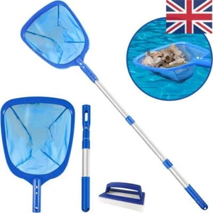 Swimming Pool Deep Debris Skimmer Leaf Fine Mesh Net Cleaning Scoop Pond Hot Tub - Picture 1 of 16