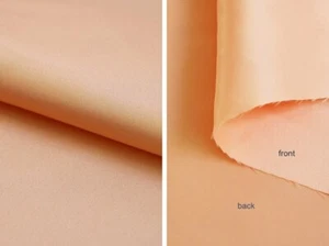 1 yard*150cm Heavy bridal wedding satin fabric polyester matt sateen quality - Picture 1 of 24