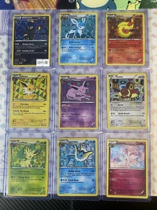 Full Eeveelution Set Black & White Promos - Complete Set Exc-Nm - Picture 1 of 11