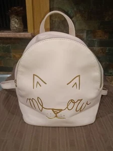 Unbranded Chil's Small Pink "MEOW" Back Pack 8 X 10 - Picture 1 of 3
