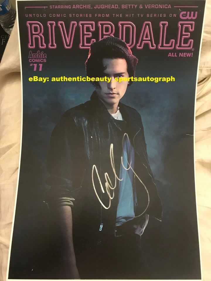 COLE SPROUSE RIVERDALE JUGHEAD JONES TV SERIES COMIC POSTER SIGNED 12x18 REPRINT - Image 1 of 1
