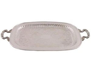 Sheffield Plate Tray Circa 1800 Beautifully Etched Floral Center MUSEUM PIECE!!! - Picture 1 of 1