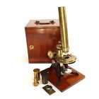 "Antikes Mikroskop aus Messing ""Society of Arts"" signiert ""Maw, Son & Thompson London"