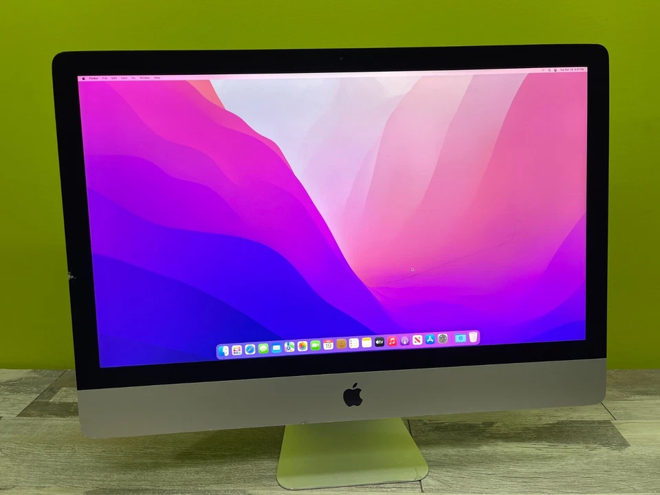 Apple 27" 5K iMac - 3.2GHz Core i5 - 16GB - 1TB - M380 2GB - macOS 12 Monterey - Image 1 of 4