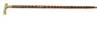 Poignée de tête en laiton victorien sur mesure style vintage bâton de marche canne en bois