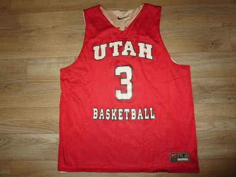 Utah Utes Basketball Team Issued Practice Used Nike Jersey LG L Cover